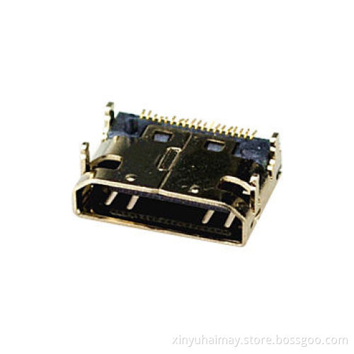 Nickel-plated C-type HDMI Female ConnectorNew